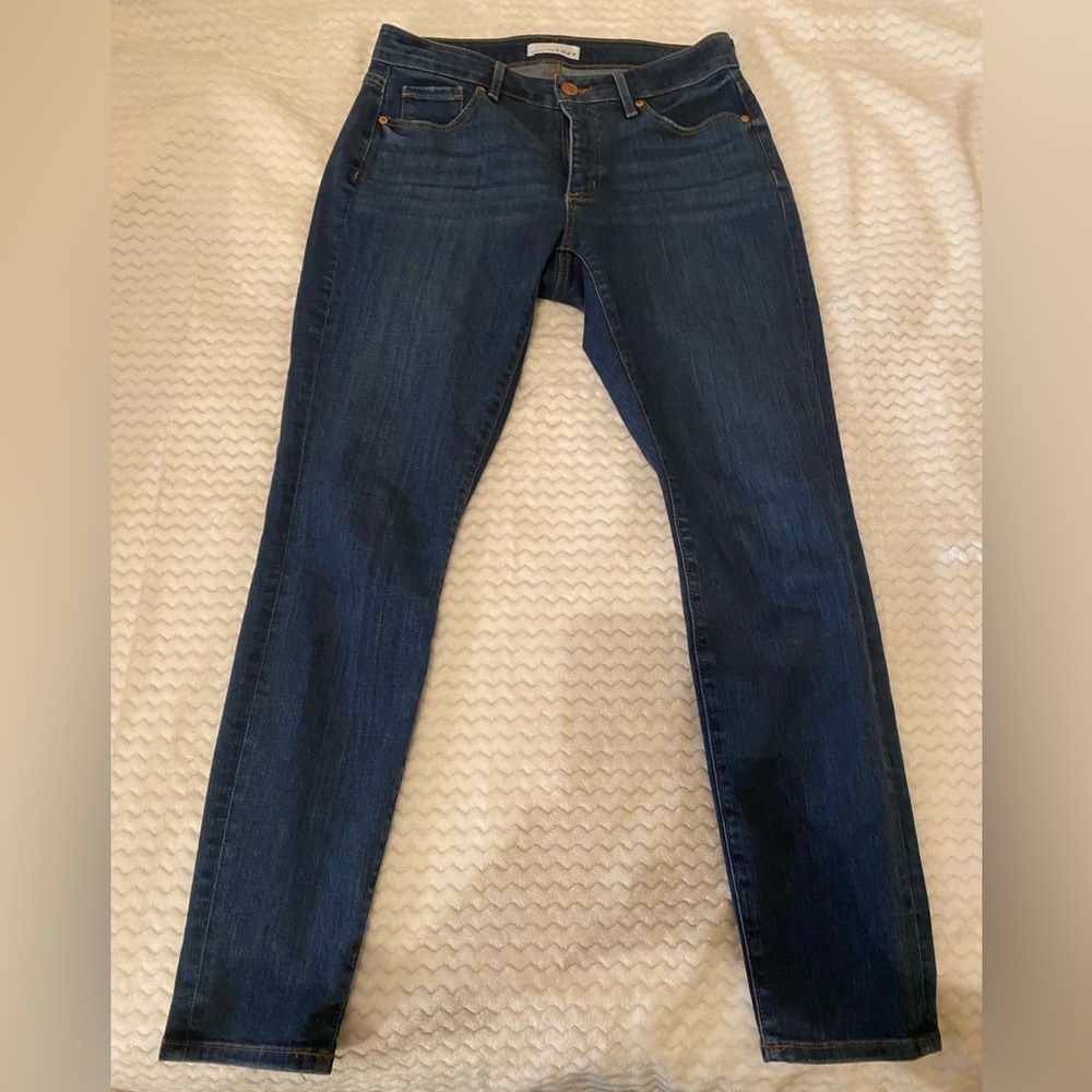 Loft Curvy Skinny Blue Denim size 27/4 Great Condition